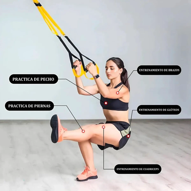 BANDAS DE SUSPENSION PARA ENTRENAMIENTO FUNCIONAL Y RESISTENCIA - 2