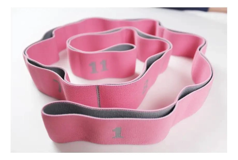 BANDA ELASTICA CON 11 NIVELES DE RESISTENCIA PARA PILATES Y YOGA - 2