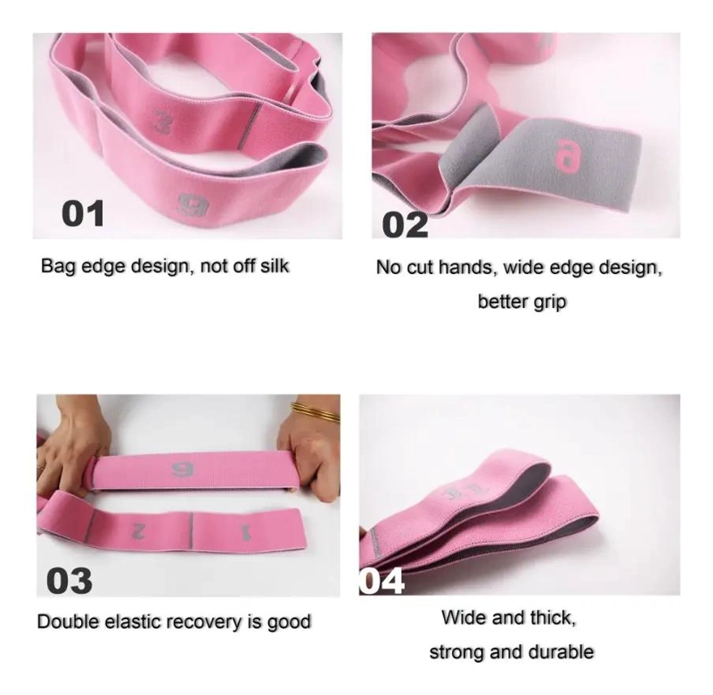 BANDA ELASTICA CON 11 NIVELES DE RESISTENCIA PARA PILATES Y YOGA - 3
