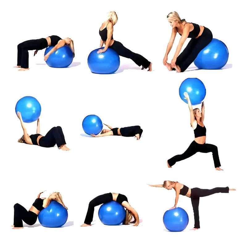 PELOTA DE GIMNASIA PARA PILATES Y YOGA DE 65 CM CON BOMBA MANUAL - 1