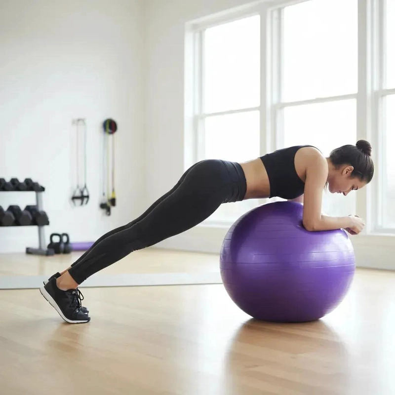 PELOTA DE GIMNASIA PARA PILATES Y YOGA DE 65 CM CON BOMBA MANUAL - 5