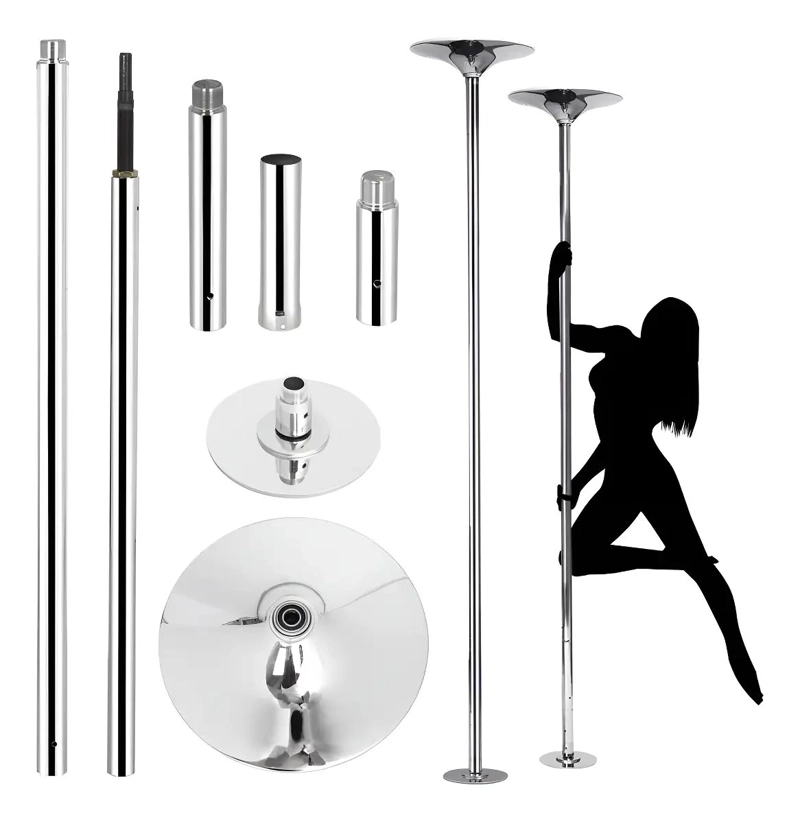 BARRA PARA POLE DANCE FITNESS CON FUNCION ESTATICA Y GIRATORIA - 1