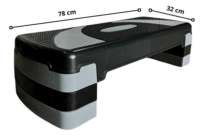 STEP AEROBICO AJUSTABLE CON 3 NIVELES Y SUPERFICIE ANTIDESLIZANTE - 2