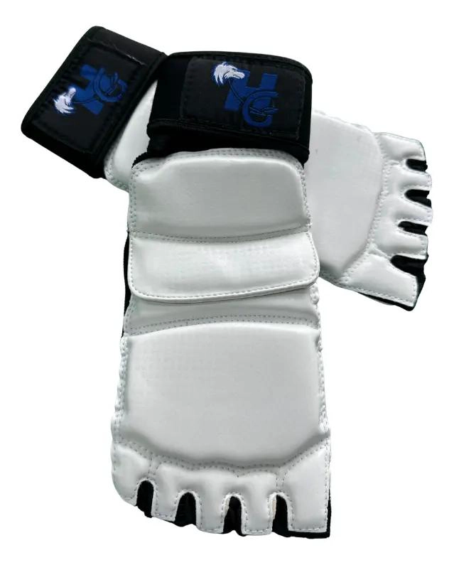 KIT DE PROTECCION PARA TAEKWONDO CON GUANTILLA Y EMPEINERA - 4