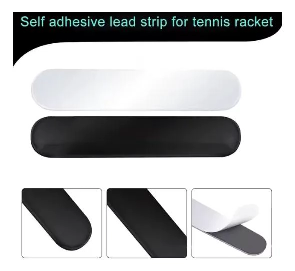 CINTA ADHESIVA DE PLOMO PARA RAQUETAS DE TENIS Y PADEL CON PESO DE 3 GRAMOS - 3