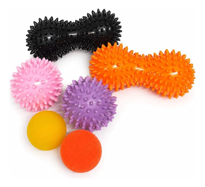 SET DE 6 BALONES PARA REHABILITACION Y MASAJE TERAPE UTICO - 1