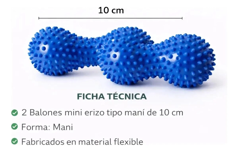 SET DE 6 BALONES PARA REHABILITACION Y MASAJE TERAPE UTICO - 2