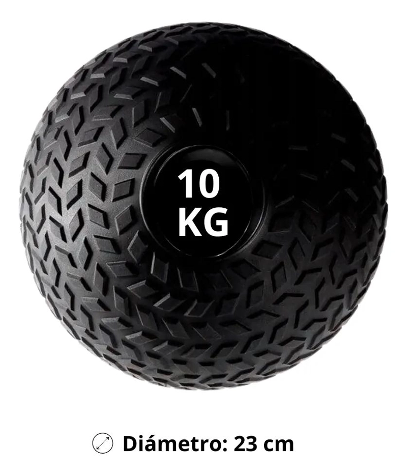 BALON MEDICINAL DE 10 KG PARA ENTRENAMIENTO FISICO Y REHABILITACION - 2