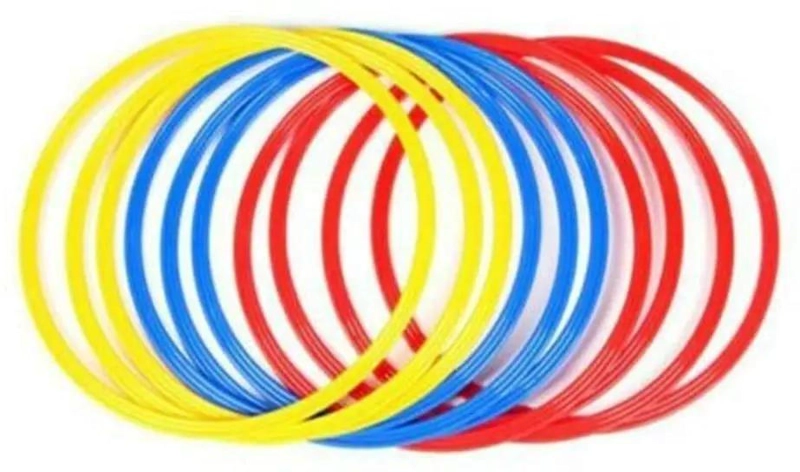 SET DE 10 AROS PARA ENTRENAMIENTO DE AGILIDAD Y COORDINACION - 1