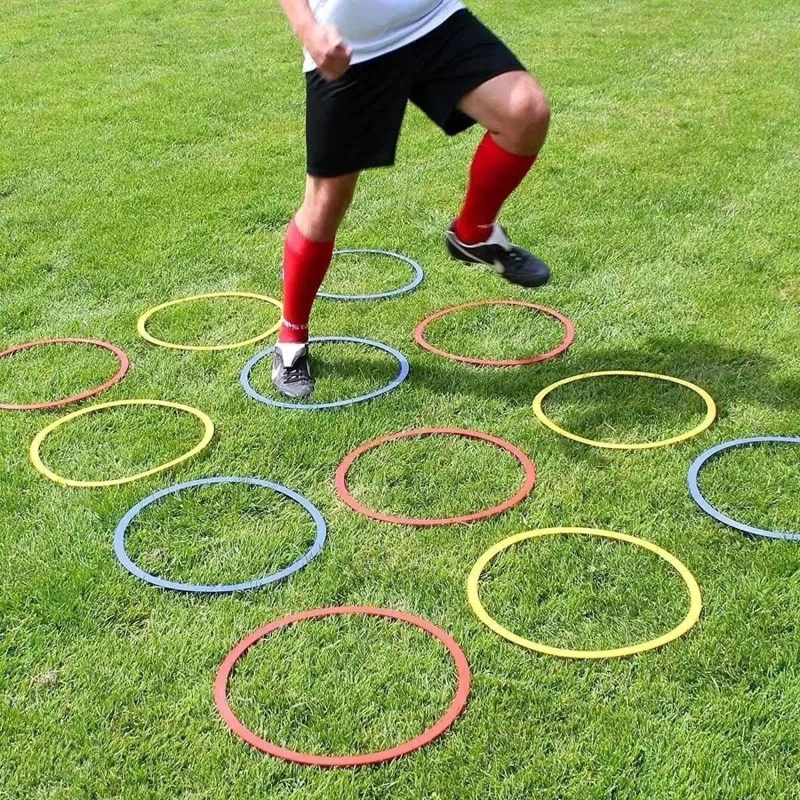 SET DE 10 AROS PARA ENTRENAMIENTO DE AGILIDAD Y COORDINACION - 2