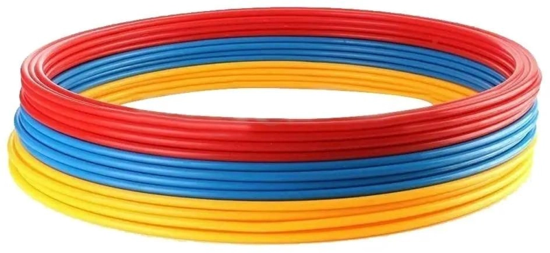 SET DE 10 AROS PARA ENTRENAMIENTO DE AGILIDAD Y COORDINACION - 3