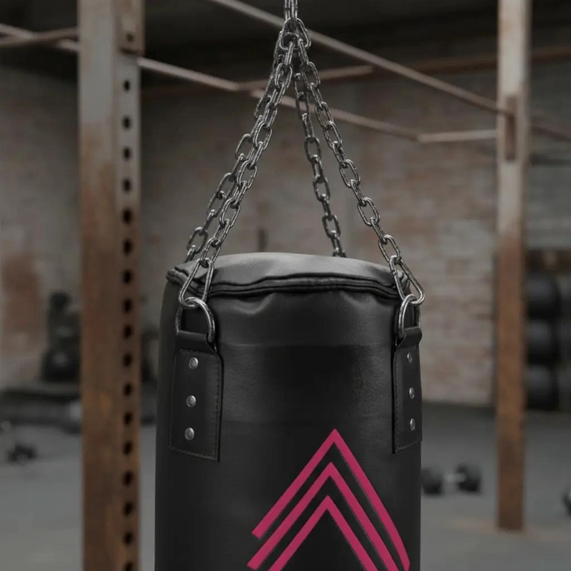 SACO DE BOXEO PROFESIONAL DE 120 CM CON RELLENO RESISTENTE - 4