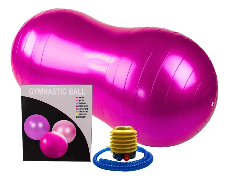 BALON OVALADO PARA PILATES Y YOGA CON INFLADOR INCLUIDO - 3