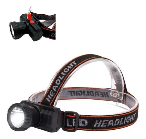 LINTERNA FRONTAL RECARGABLE CON LUZ LED Y CARGA USB PARA ACTIVIDADES AL AIRE - 1