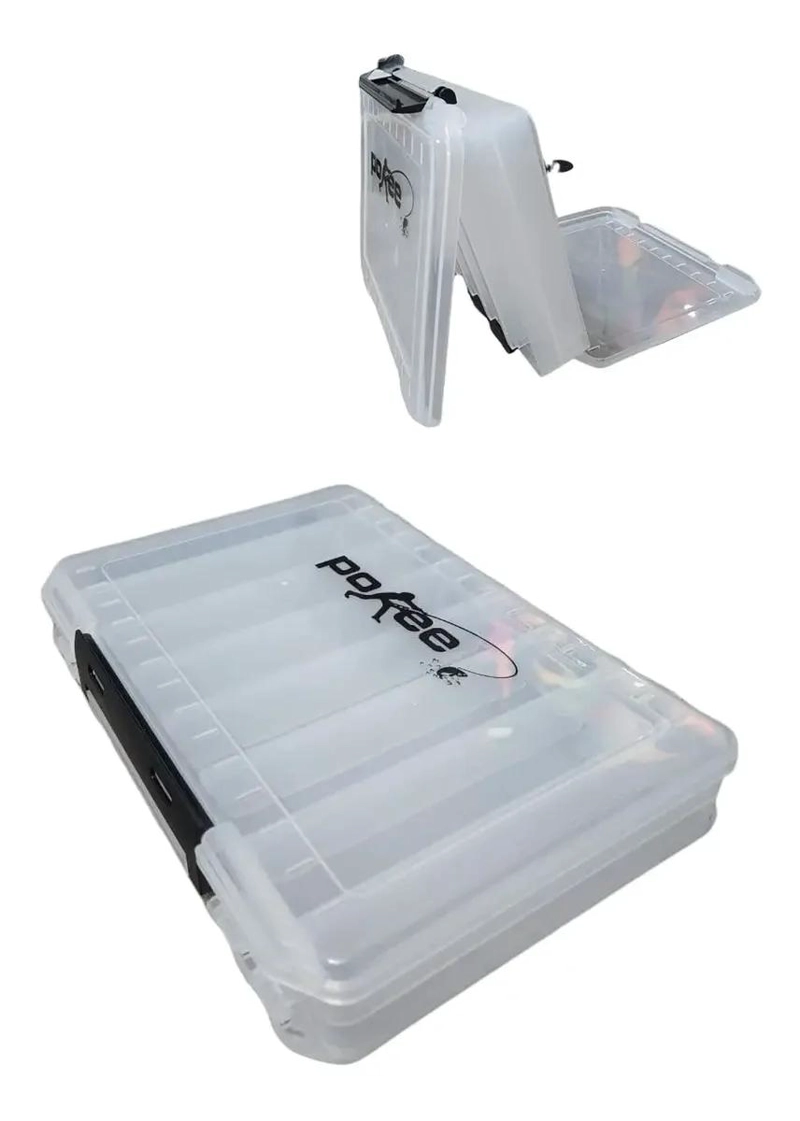 CAJA DOBLE CARA PARA ORGANIZAR SEÑUELOS Y ANZUELOS DE PESCA Y CAZA - 1