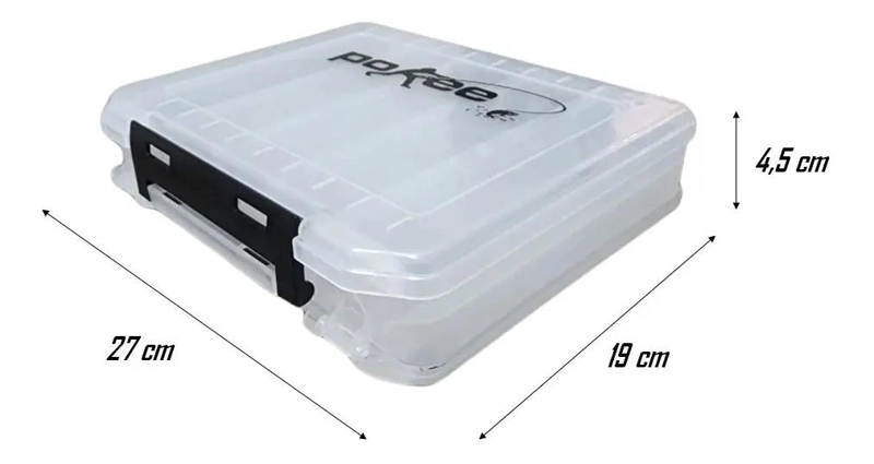 CAJA DOBLE CARA PARA ORGANIZAR SEÑUELOS Y ANZUELOS DE PESCA Y CAZA - 2