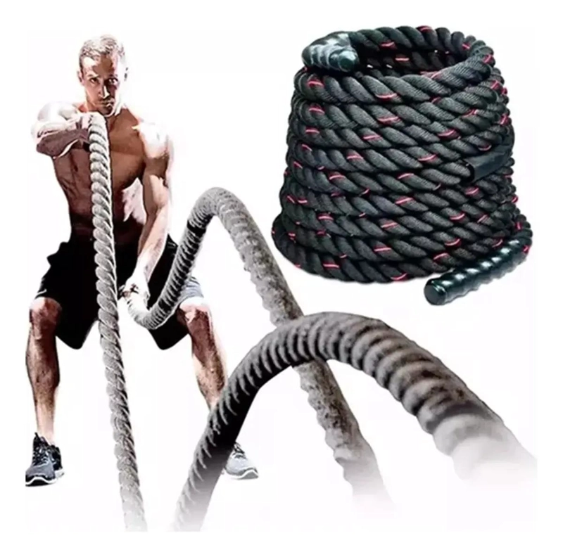 CUERDA PARA ENTRENAMIENTO FUNCIONAL DE 50 MM DE GROSOR Y 12 METROS DE LARGO - 2