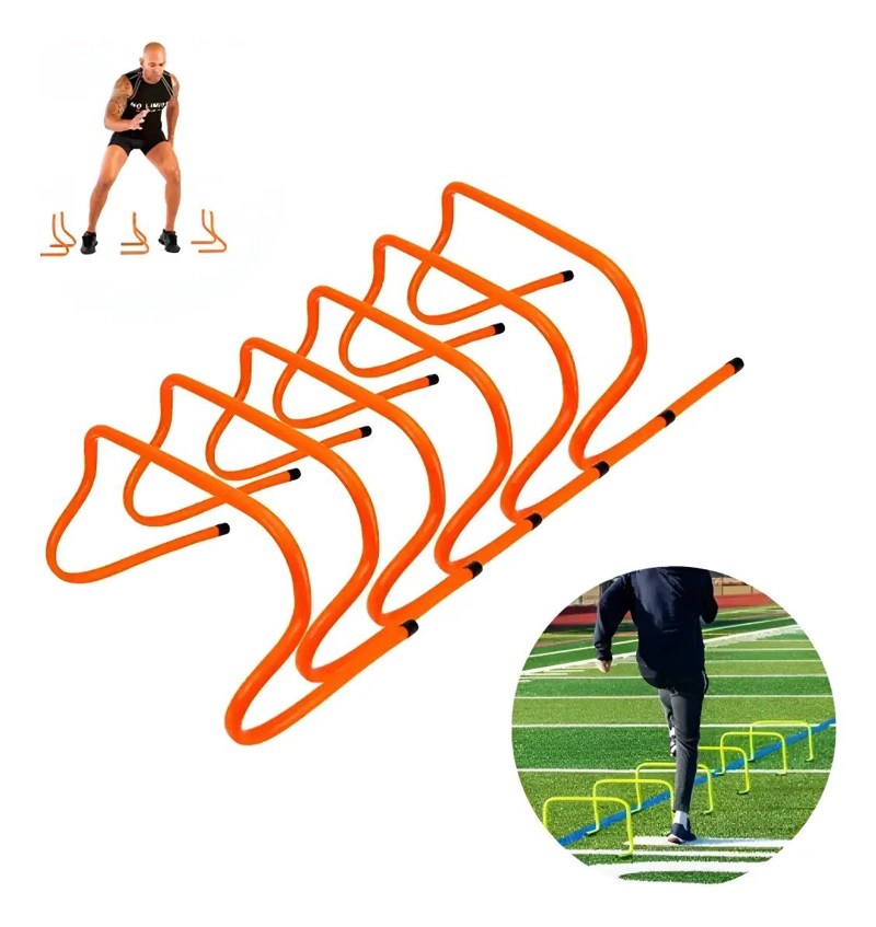 SET DE 6 VALLAS DE SALTO Y AGILIDAD DE 15 CM PARA ENTRENAMIENTO - 1