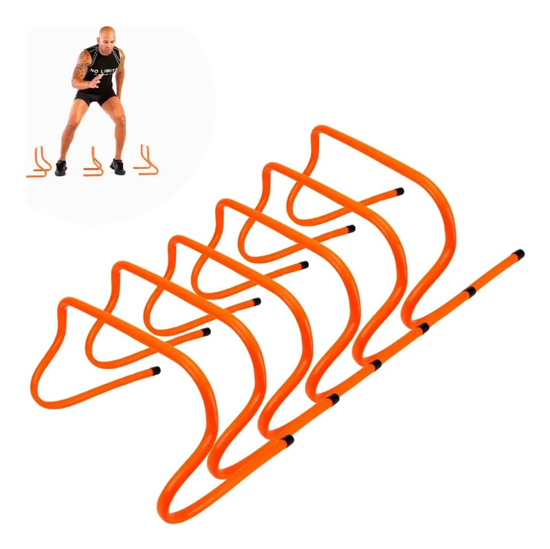 SET DE 6 VALLAS DE SALTO Y AGILIDAD DE 15 CM PARA ENTRENAMIENTO - 2