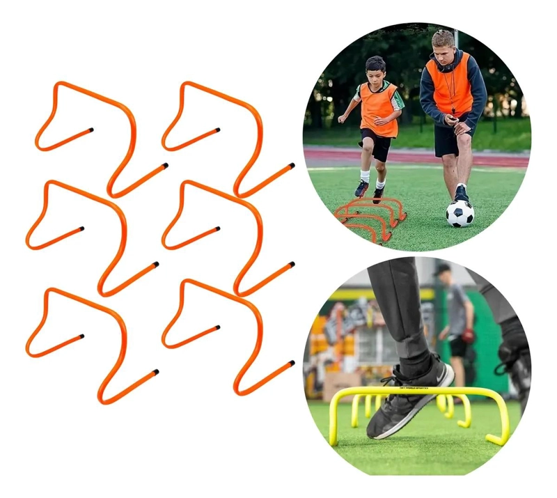 SET DE 6 VALLAS DE SALTO Y AGILIDAD DE 15 CM PARA ENTRENAMIENTO - 4