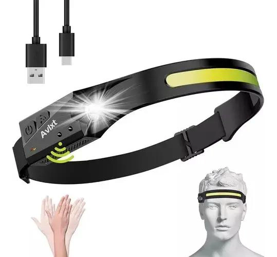 GENÉRICO LINTERNA FRONTAL RECARGABLE CON LUZ LED DE ALTA POTENCIA 1000 LUMENES
