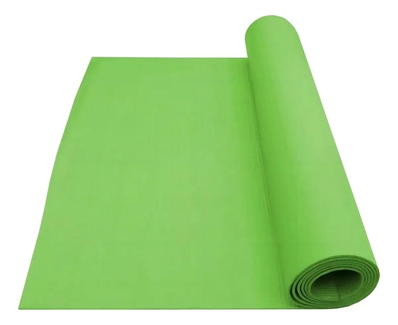 MAT DE YOGA PLEGABLE ANTIDESLIZANTE DE GOMA EVA DE 5 MM VERDE - 1