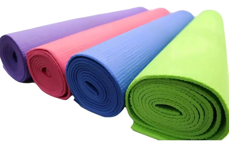 MAT DE YOGA PLEGABLE ANTIDESLIZANTE DE GOMA EVA DE 5 MM VERDE - 2