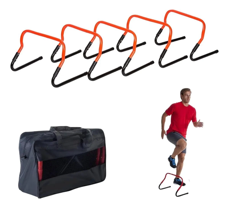 PACK DE 5 VALLAS PROFESIONALES AJUSTABLES PARA SALTO - 2