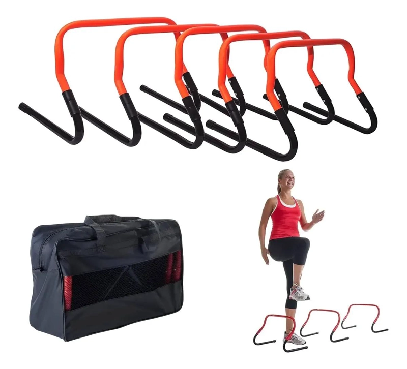 PACK DE 5 VALLAS PROFESIONALES AJUSTABLES PARA SALTO - 3