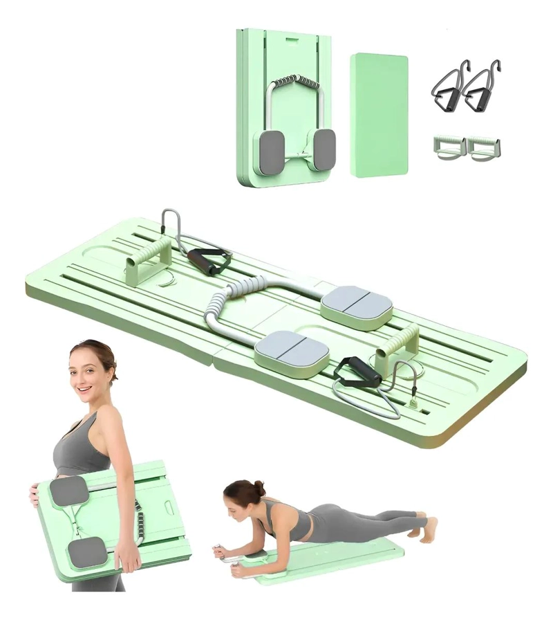 RUEDA ABDOMINAL CON CUERDA PARA ENTRENAMIENTO PROFESIONAL COLOR VERDE - 2