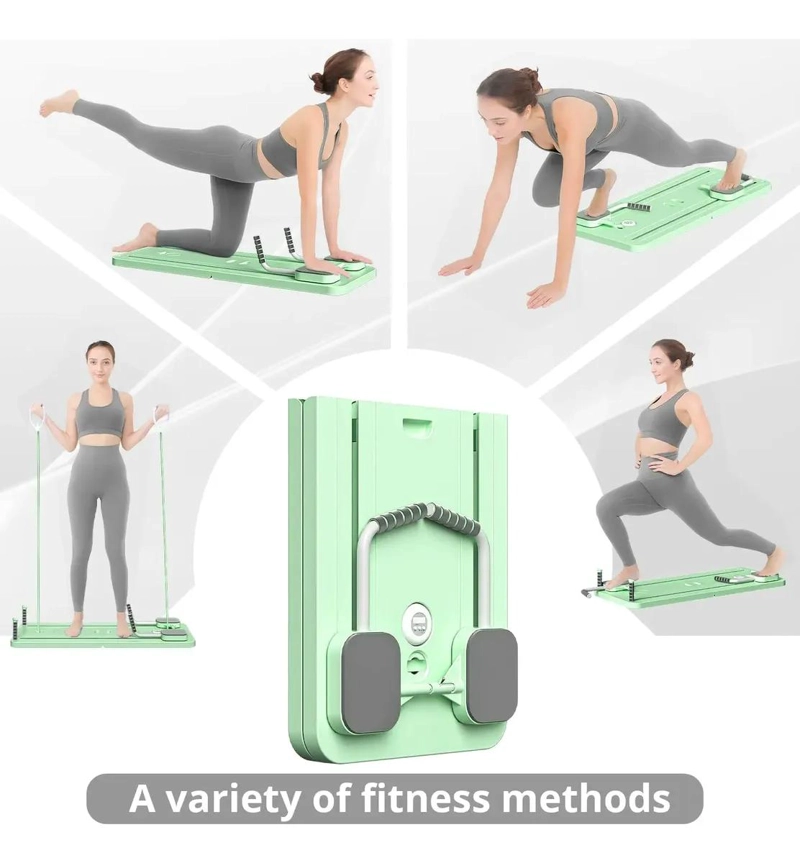 RUEDA ABDOMINAL CON CUERDA PARA ENTRENAMIENTO PROFESIONAL COLOR VERDE - 3
