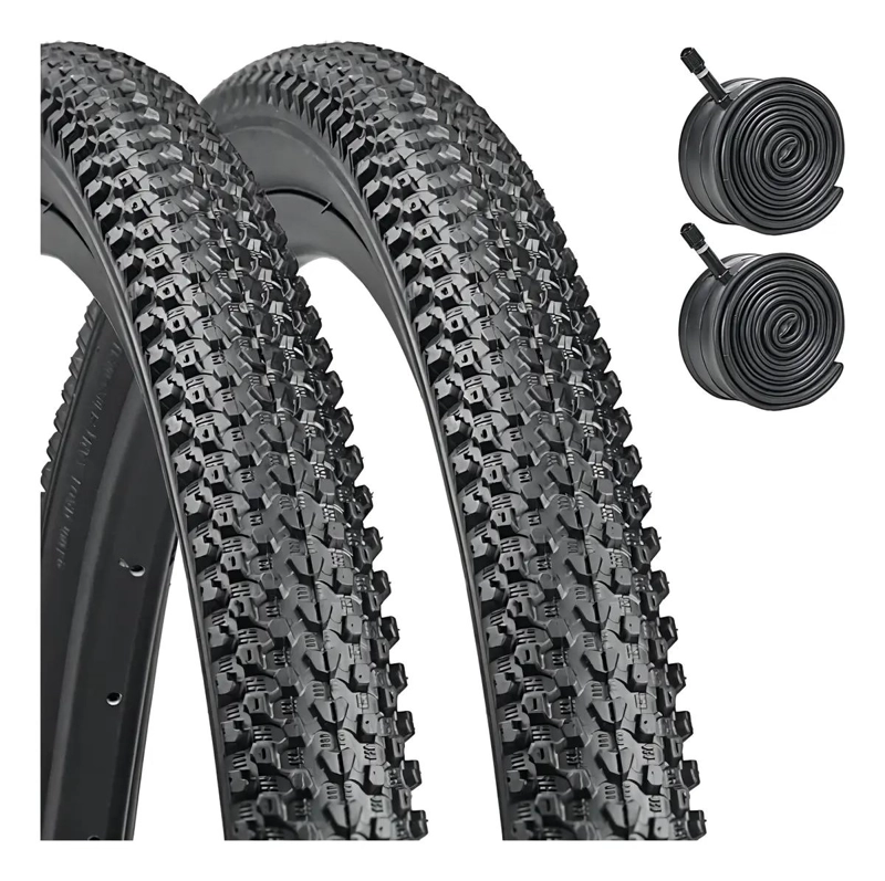 NEUMATICOS Y CAMARAS PARA BICICLETA ARO 29 X 2.125 CON VALVULA SCHRADER - 1
