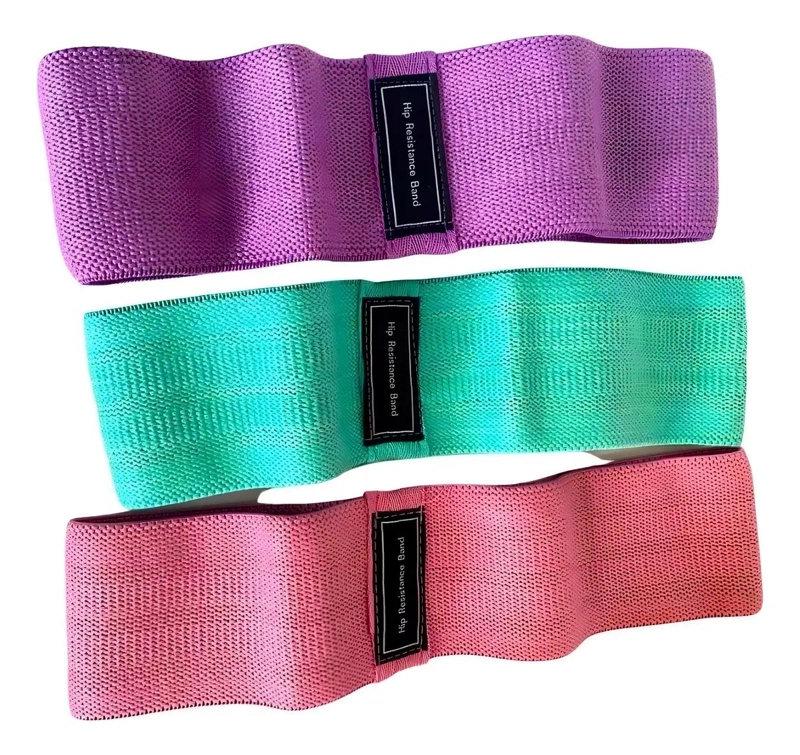 BANDAS ELASTICAS DE RESISTENCIA PARA EJERCICIO EN GIMNASIO COLOR VERDE - 3
