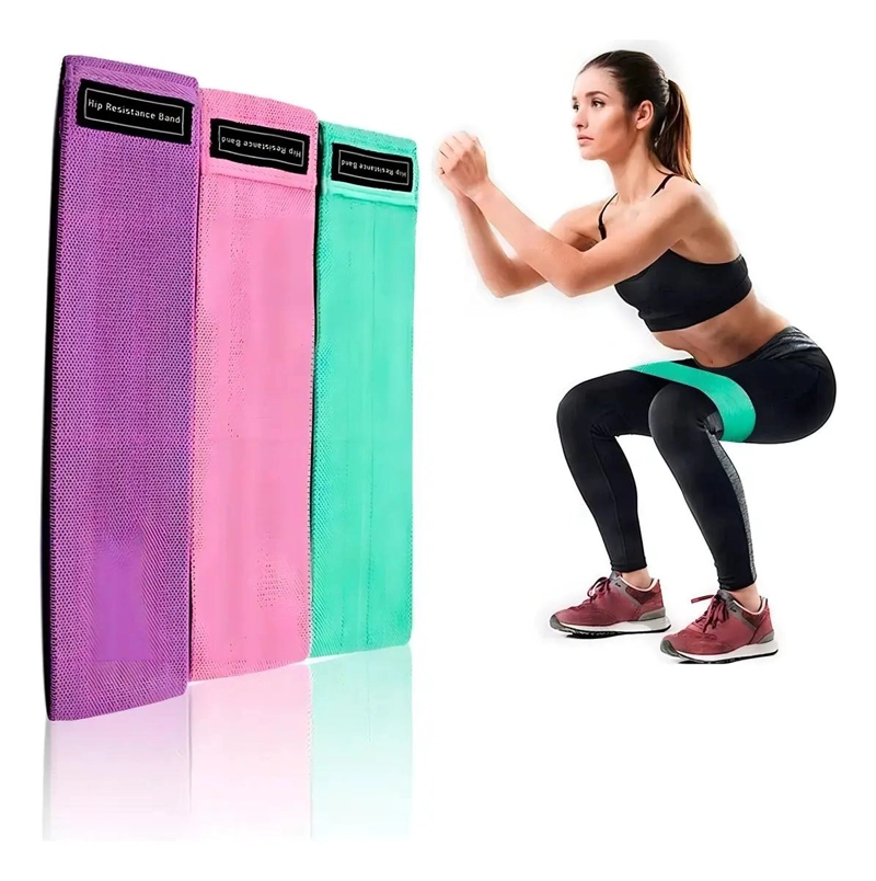 BANDAS ELASTICAS DE RESISTENCIA PARA EJERCICIO EN GIMNASIO COLOR VERDE - 5