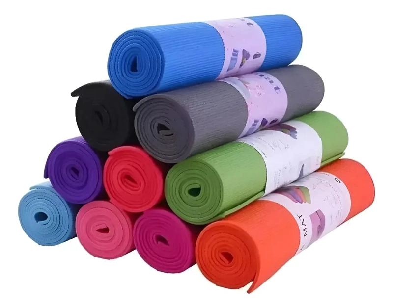 COLCHONETA PARA YOGA DE 5 MM CON SUPERFICIE ANTIDESLIZANTE Y ACOLCHADO COMODO - 1