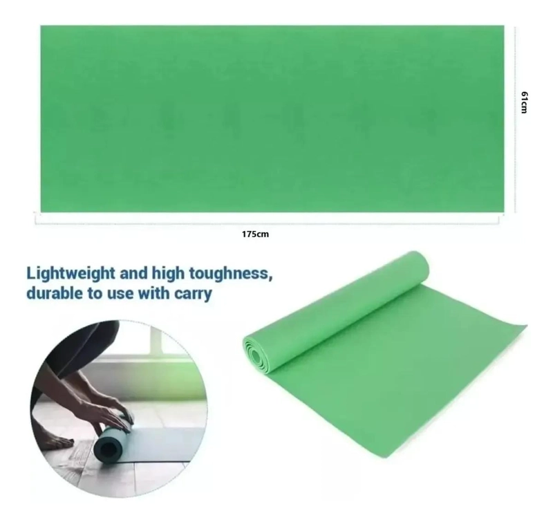 COLCHONETA PARA YOGA DE 5 MM CON SUPERFICIE ANTIDESLIZANTE Y ACOLCHADO COMODO - 2