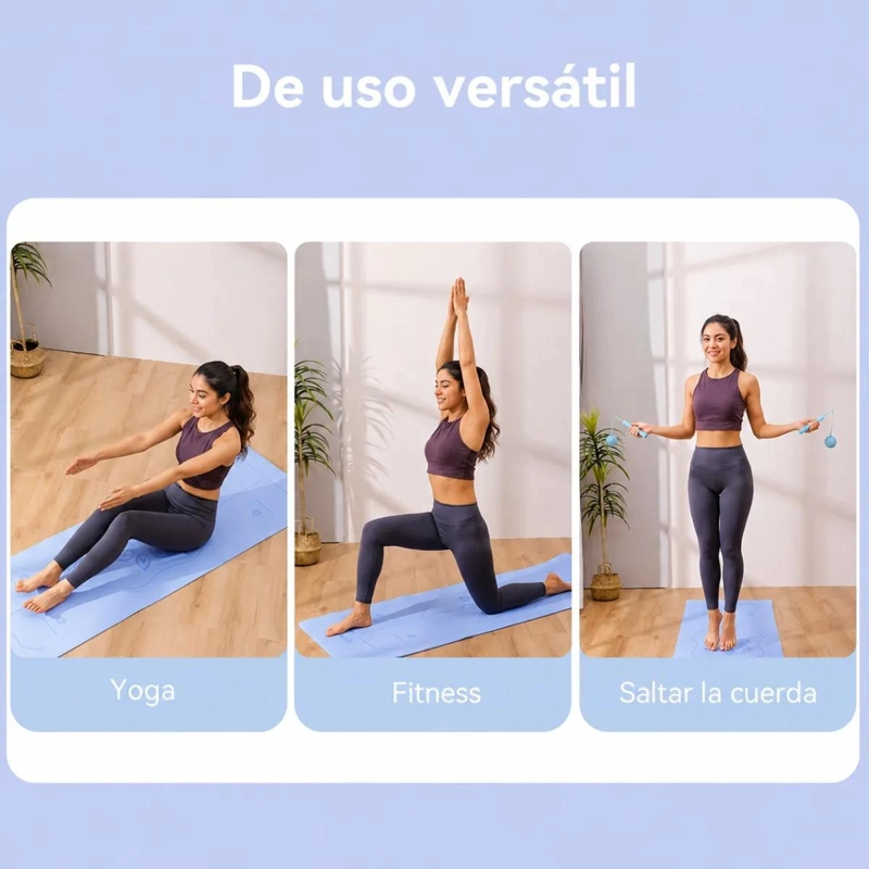 COLCHONETA DEPORTIVA PARA YOGA Y PILATES DE 8MM CON BOLSO - 3