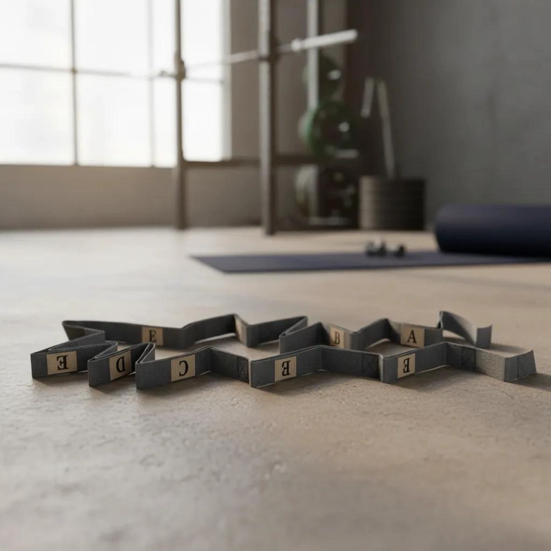 CORREA DE ESTIRAMIENTO PARA YOGA Y PILATES CON 10 LOOPS AJUSTABLES - 1
