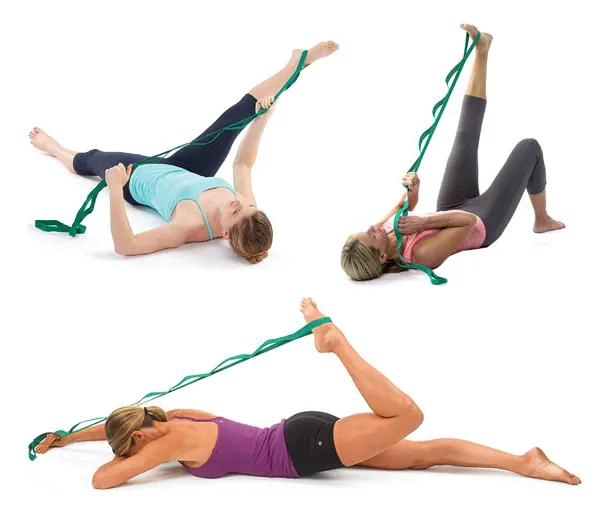 CORREA DE ESTIRAMIENTO PARA YOGA Y PILATES CON 10 LOOPS AJUSTABLES - 3