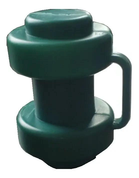 SET DE 6 CORONAS CON AGARRADERA Y MALLA PARA PILAR DE CAMA ELASTICA - 1