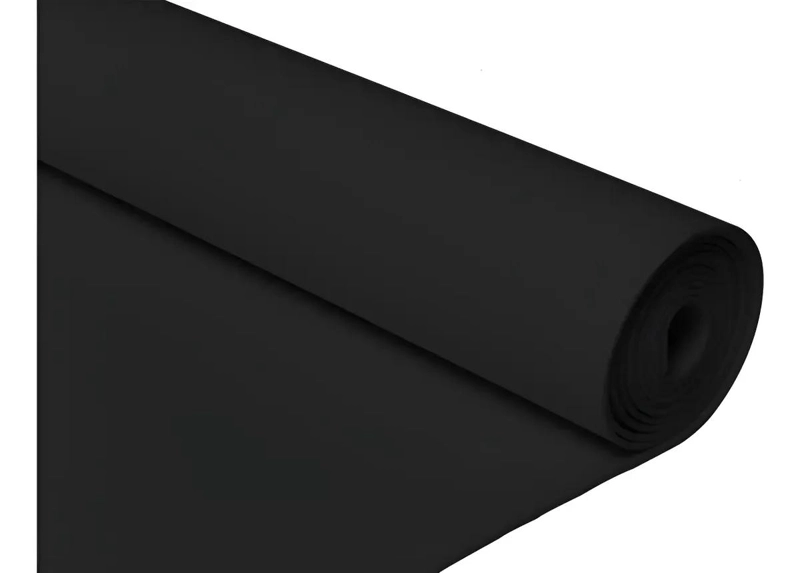 PLANCHA DE GOMA EVA NEGRA ALTA DENSIDAD DE 10 MM GROSOR - 1
