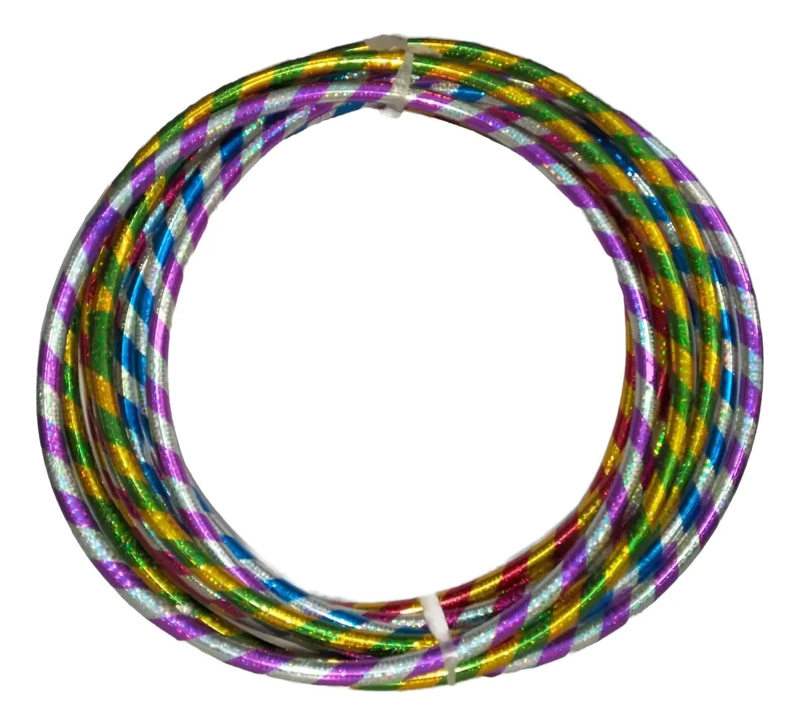 PACK DE 10 AROS HULA HULA PARA EJERCICIO Y DIVERSION DE 55 CM - 3