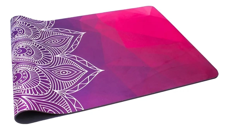 ALFOMBRA PARA YOGA Y PILATES CON CUBIERTA DE TERCIOPELO Y GROSOR DE 5 MM - 1