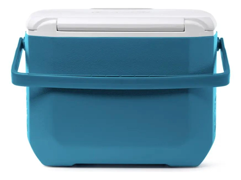 ENFRIADOR PORTATIL CON CAPACIDAD DE 15 LITROS COLOR TURQUESA - 1