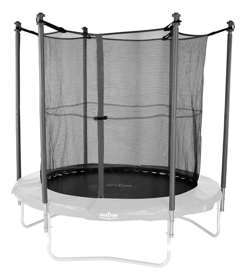 MALLA DE SEGURIDAD PARA CAMA ELASTICA DE 183 CM CON 6 POSTES - 1