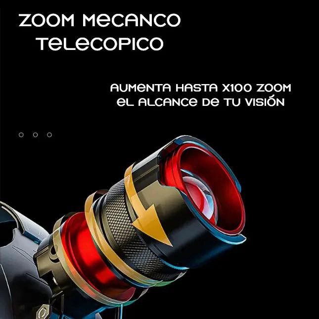LINTERNA LED DE ALTA POTENCIA PARA CAZA Y CAMPING CON LARGO ALCANCE - 3