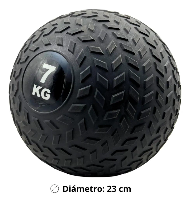 BALON MEDICINAL DE 7 KG PARA ENTRENAMIENTO FUNCIONAL Y FUERZA - 1