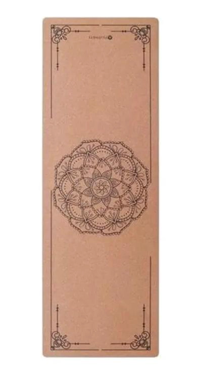 COLCHONETA DE YOGA ECOLOGICA DE CORCHO CON DISEÑO MANDALA - 1