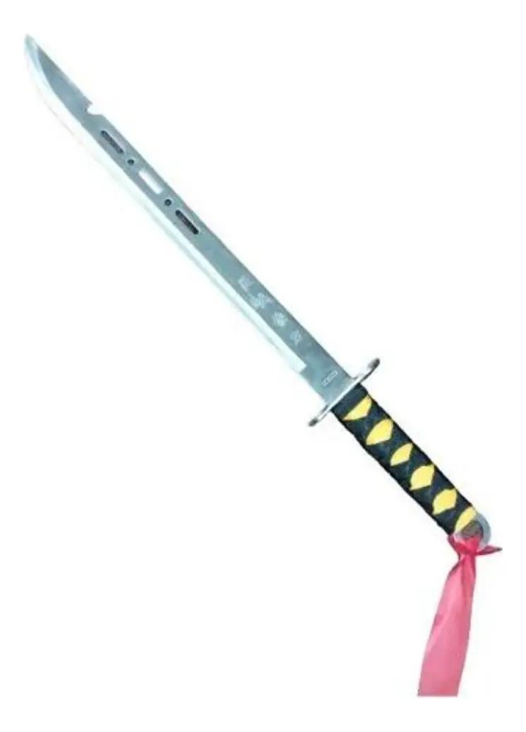 ESPADA DE ACERO INOXIDABLE CON FILO AFILADO Y FUNDA PROTECTORA - 1