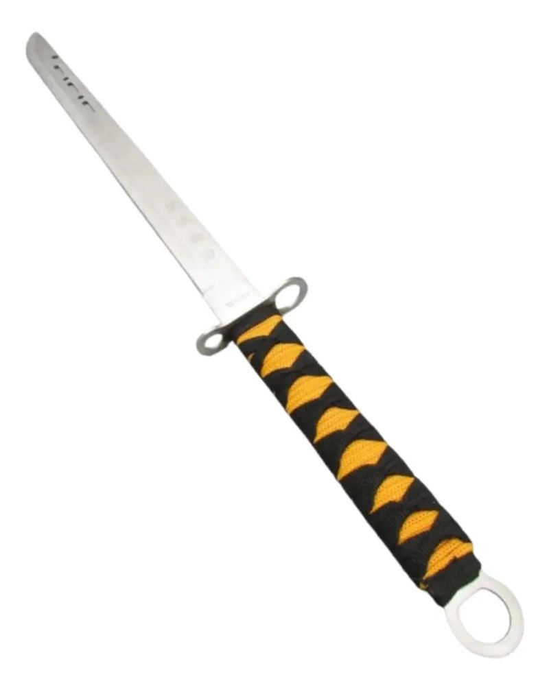 ESPADA DE ACERO INOXIDABLE CON FILO AFILADO Y FUNDA PROTECTORA - 3